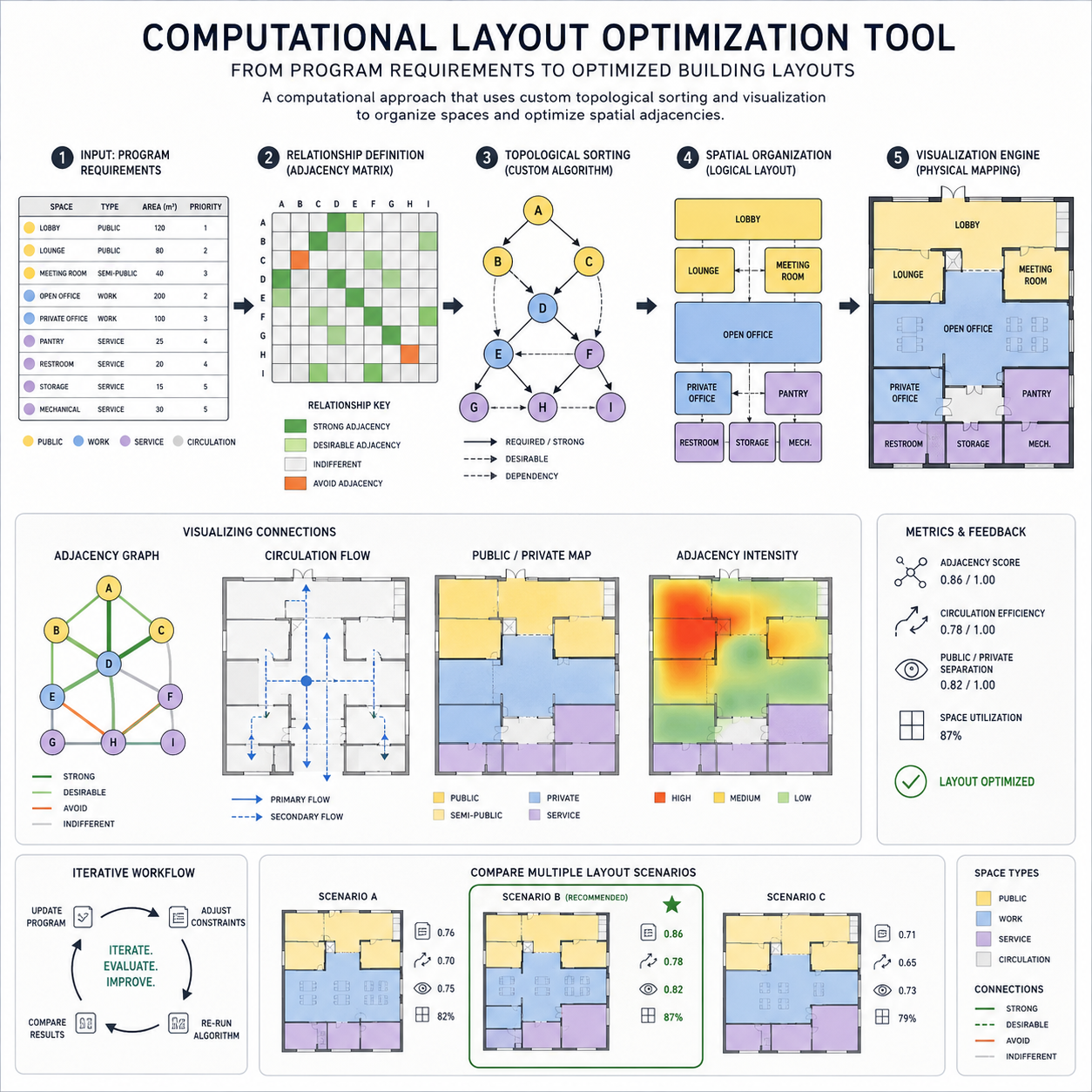 Computational Layout Optimization Tool research visual
